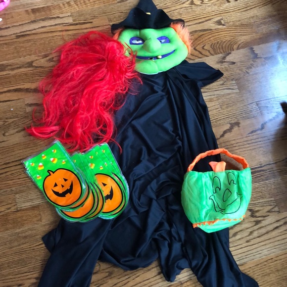 Other - Halloween Witch Costume with Matching Bags Decor